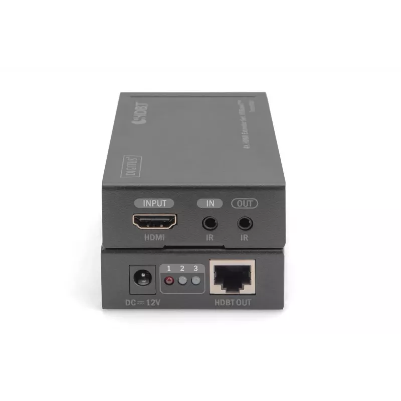 Conjunto extensor HDMI 4K DIGITUS, HDBaseT 70 m por cabo de rede (Cat 5E, 6, 7) UHD 4K2K/30 Hz