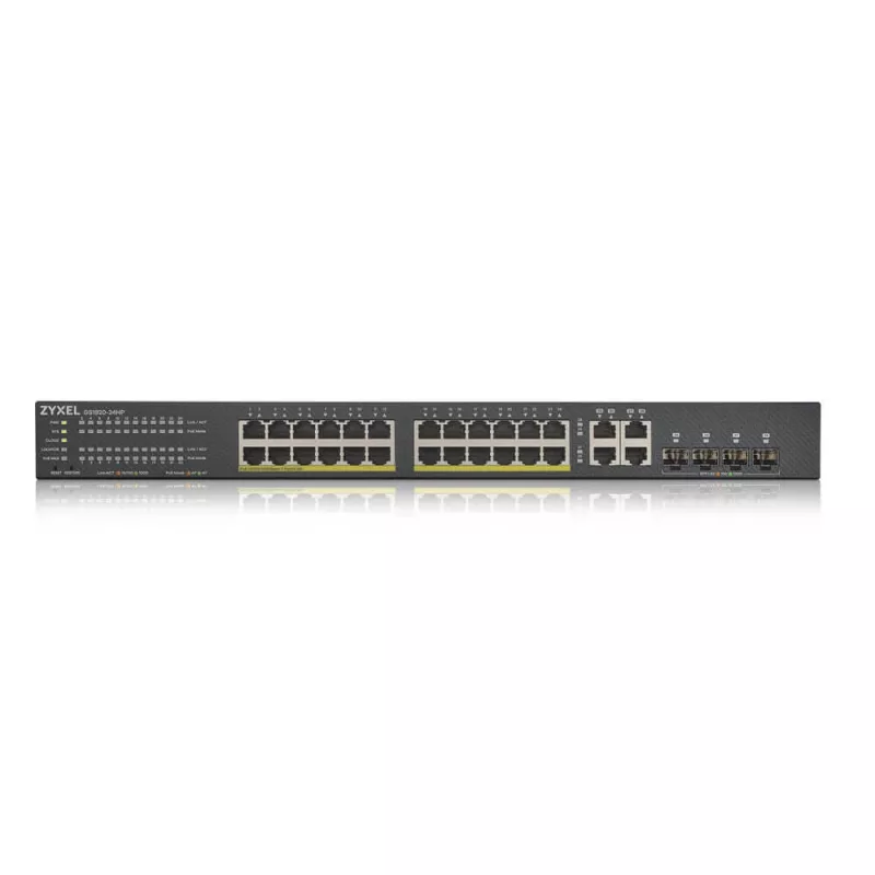 Zyxel GS1920-24HPV2 Managed Gigabit Ethernet (10/100/1000) Power over Ethernet (PoE) preto