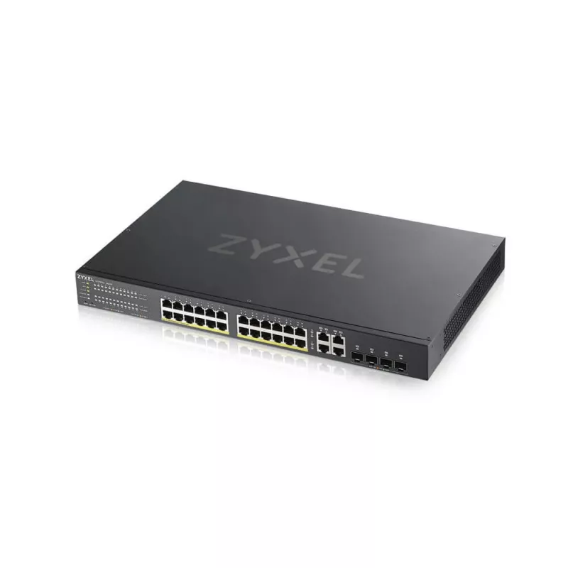 Zyxel GS1920-24HPV2 Managed Gigabit Ethernet (10/100/1000) Power over Ethernet (PoE) preto