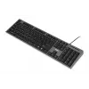 Conjunto de teclado e rato com fios IBOX IKMS606 — teclado QWERTY tamanho completo inglês do Reino Unido, USB, preto, rato 800 DPI