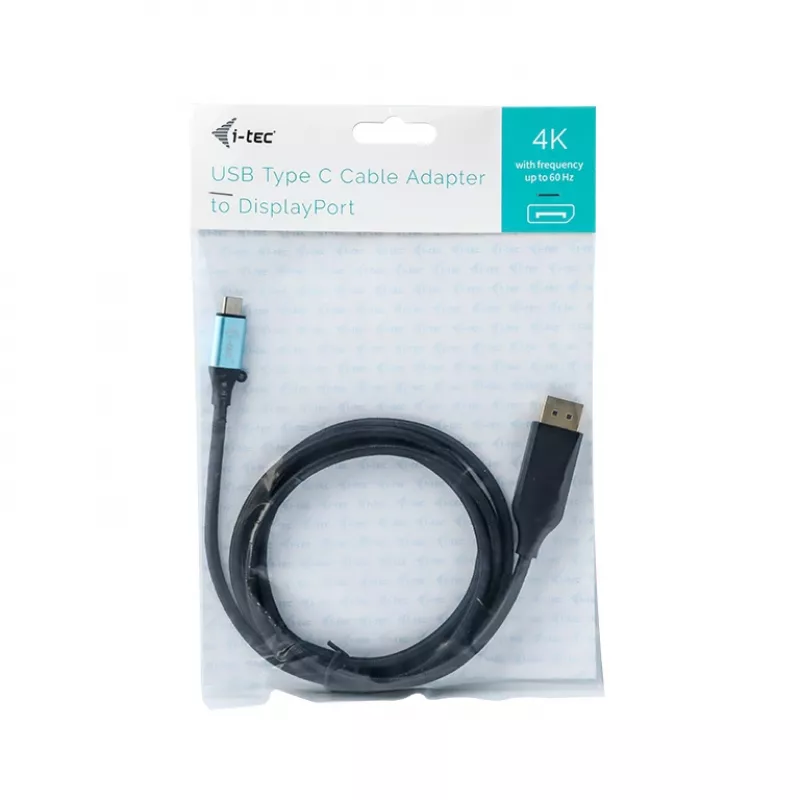Adaptador de cabo i-tec USB-C DisplayPort 4K / 60 Hz 150 cm