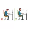 Suporte/mesa para monitor Techly ICA-LCD 260 68,6 cm (27 polegadas) secretária branco