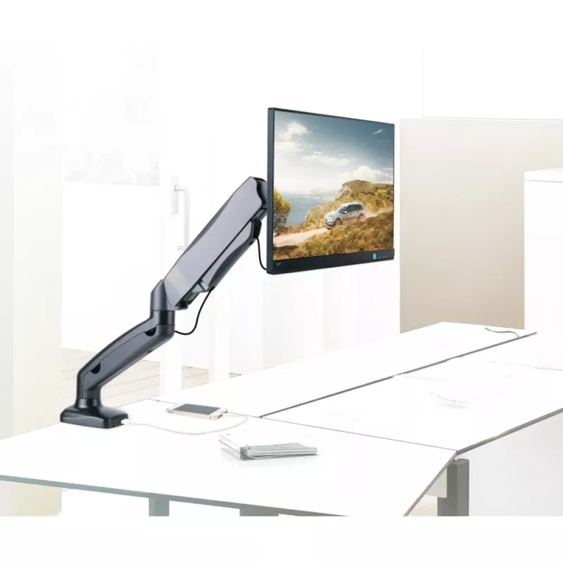 Suporte/base para monitor Techly ICA-LCD 514 68,6 cm (27 polegadas) mesa preto