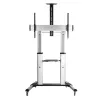 Techly ICA-TR24 suporte de TV móvel, 60-100 polegadas, 100 kg, com prateleiras