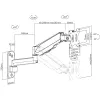 Suporte/base de TV Techly ICA-LCD G112 81,3 cm (32 polegadas) preto