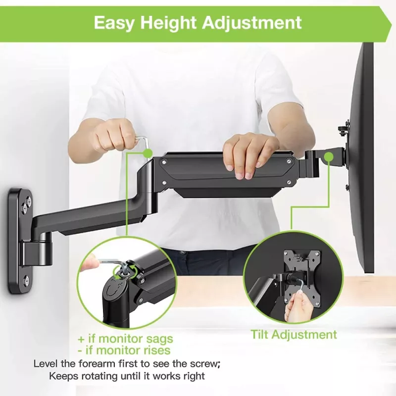 Suporte/base de TV Techly ICA-LCD G112 81,3 cm (32 polegadas) preto
