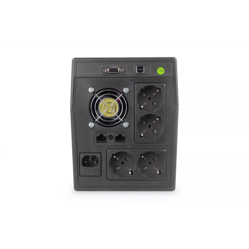 UPS interativa DIGITUS 1500 VA/900 W 12 V/9 Ah x2 4x CEE7/7 AVR USB