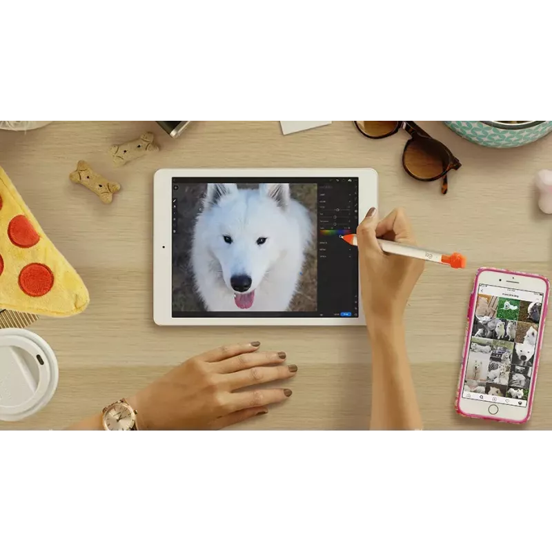 Caneta digital LOGITECH Crayon para iPad laranja