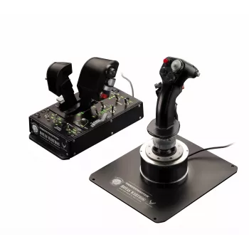 Joystick Thrustmaster Hotas Warthog preto para PC