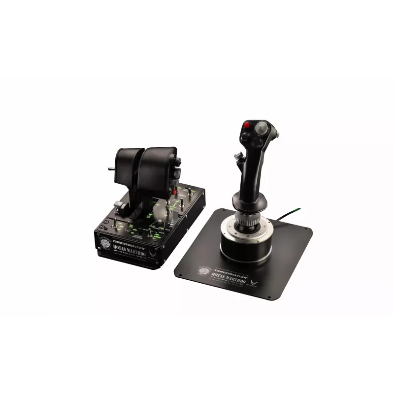 Joystick Thrustmaster Hotas Warthog preto para PC