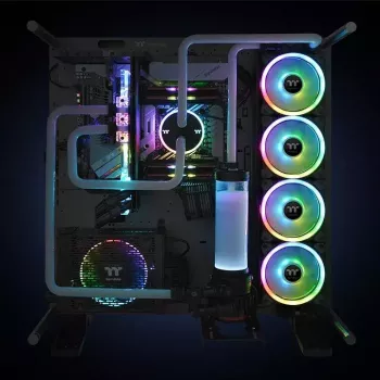 Ventoinha de radiador Thermaltake Riing Trio 12 LED RGB, TT Premium Edition