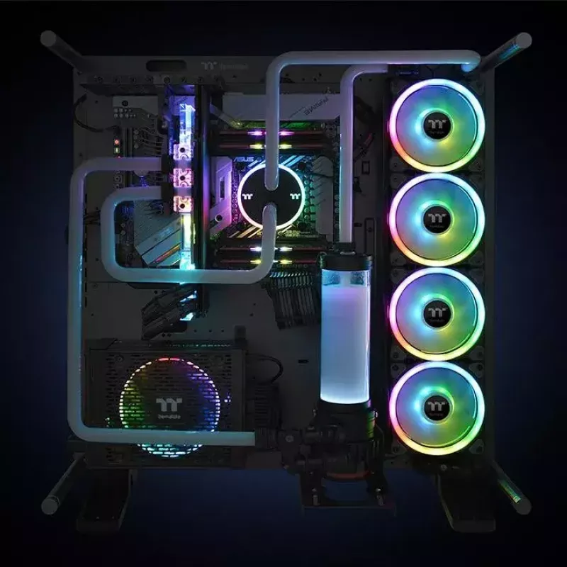 Ventoinha de radiador Thermaltake Riing Trio 12 LED RGB, TT Premium Edition