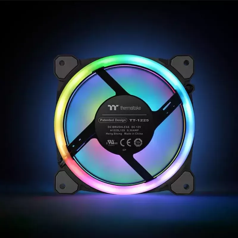 Ventoinha de radiador Thermaltake Riing Trio 12 LED RGB, TT Premium Edition
