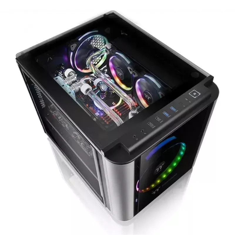 Caixa de PC Thermaltake Level 20 VT Micro Tower preto