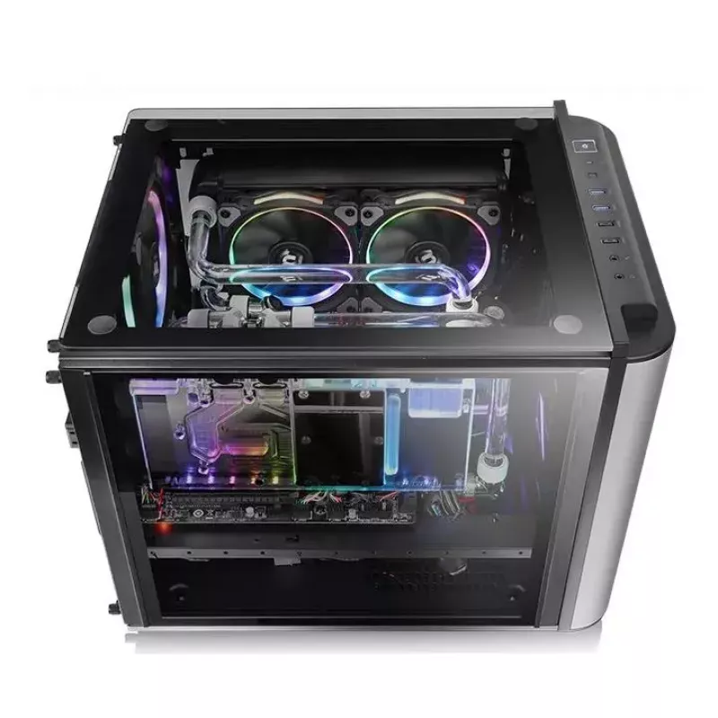 Caixa de PC Thermaltake Level 20 VT Micro Tower preto