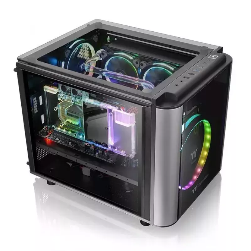 Caixa de PC Thermaltake Level 20 VT Micro Tower preto