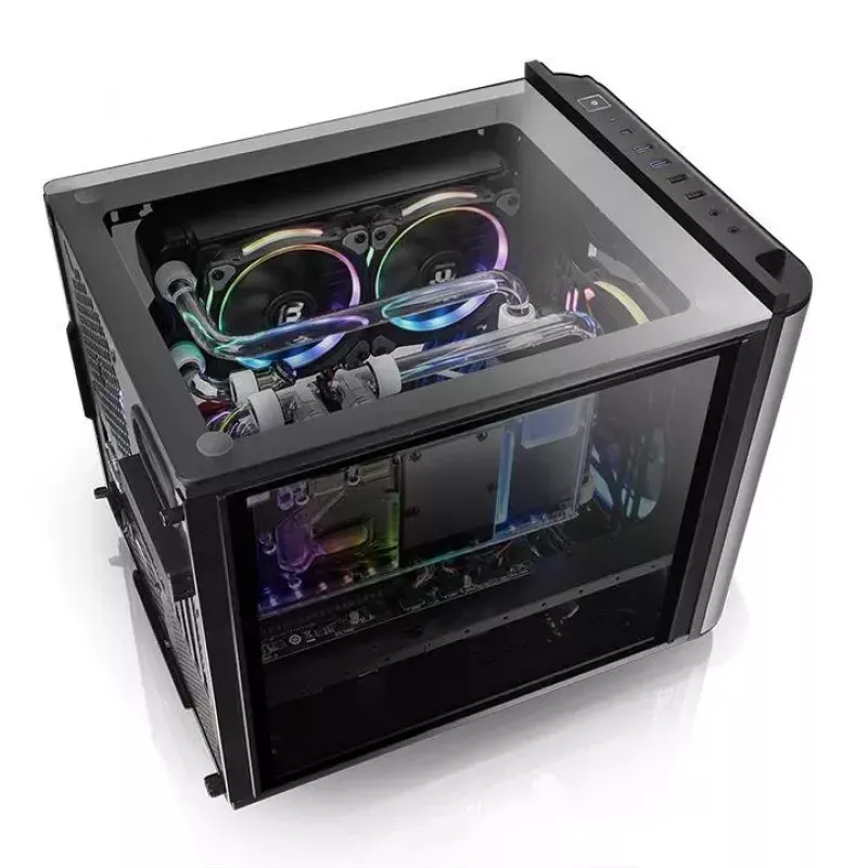 Caixa de PC Thermaltake Level 20 VT Micro Tower preto