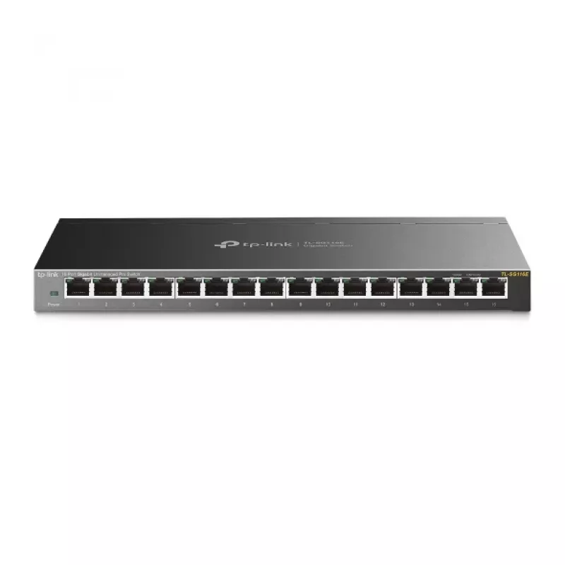 Switch não gerido TP-Link TL-SG116E 16 portas Gigabit