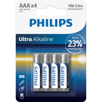 Pilha descartável Philips LR03E4B/10