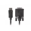 Adaptador de cabo de vídeo LANBERG DisplayPort 1.2 para DVI-D CA-DPDV-10CU-0030-BK, 3 m, 1080p, 60 Hz, preto