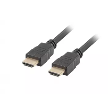 Cabo HDMI LANBERG CA-HDMI-10CC-0150-BK — 15 m, HDMI Type-A macho–macho, preto, HDMI 1.4b
