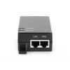 Injetor PoE Gigabit DIGITUS, 802.3af 10/100/1000Mbps, pinos de alimentação: 4/5(+), 7/8(-), saída máx. 48V, 15.4W
