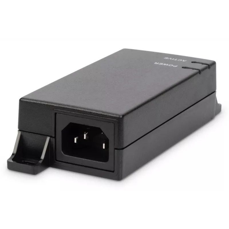 Injetor PoE Gigabit DIGITUS, 802.3af 10/100/1000Mbps, pinos de alimentação: 4/5(+), 7/8(-), saída máx. 48V, 15.4W