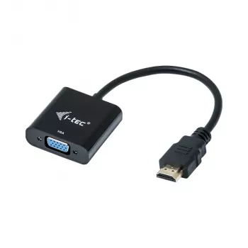 Adaptador de cabo i-tec HDMI para VGA, 0.15 m, HDMI, VGA, macho, fêmea, 1920 x 1080 pixels