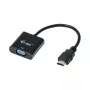 Adaptador de cabo i-tec HDMI para VGA, 0.15 m, HDMI, VGA, macho, fêmea, 1920 x 1080 pixels