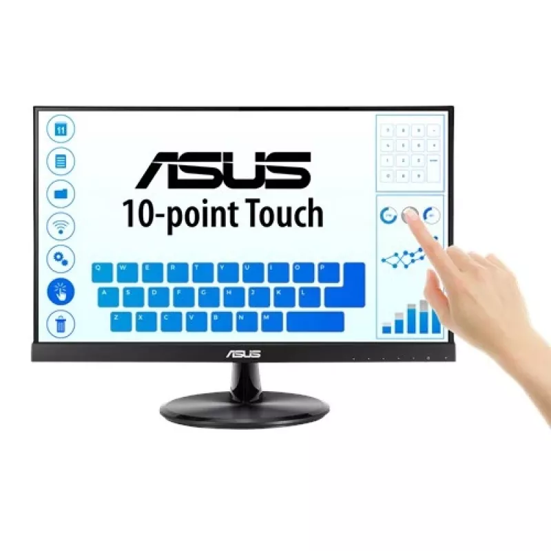 Monitor de computador ASUS VT229H 54,6 cm (21,5 polegadas) 1920 x 1080 píxeis Full HD LED ecrã tátil preto
