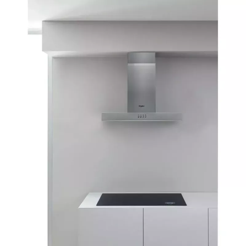 Exaustor de parede Whirlpool AKR 558/3 IX, filtro de alumínio, nível de ruído: 65 dB