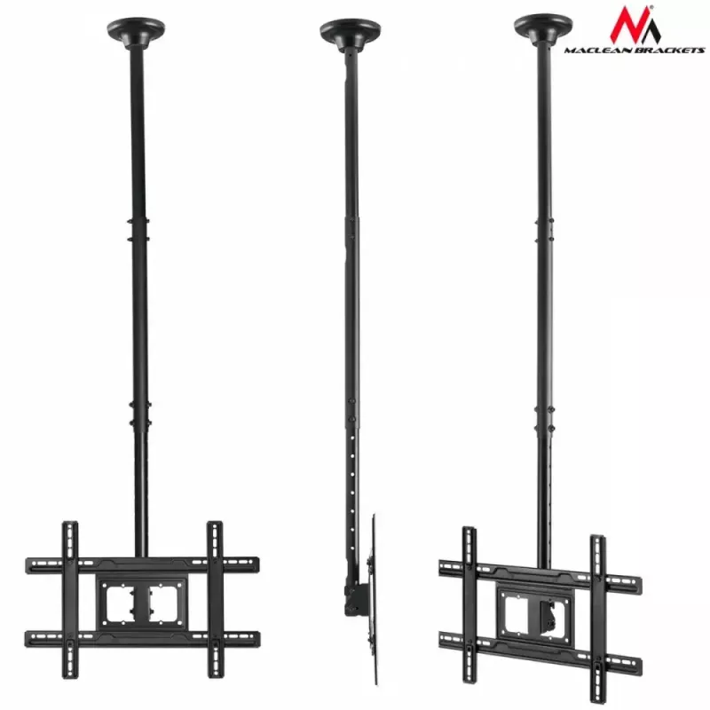 Suporte de teto MACLEAN MC-803 para monitores LED/LCD 23–100 polegadas até 50 kg VESA 600×400