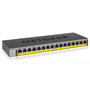 NETGEAR GS116PP Unmanaged Gigabit Ethernet (10/100/1000) Power over Ethernet (PoE) preto