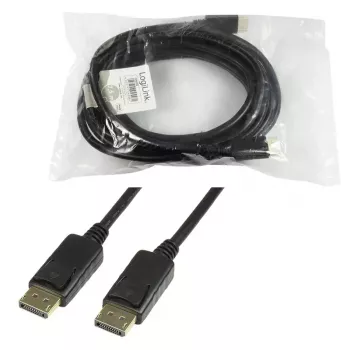 Cabo DisplayPort LogiLink CV0076 7,5 m preto