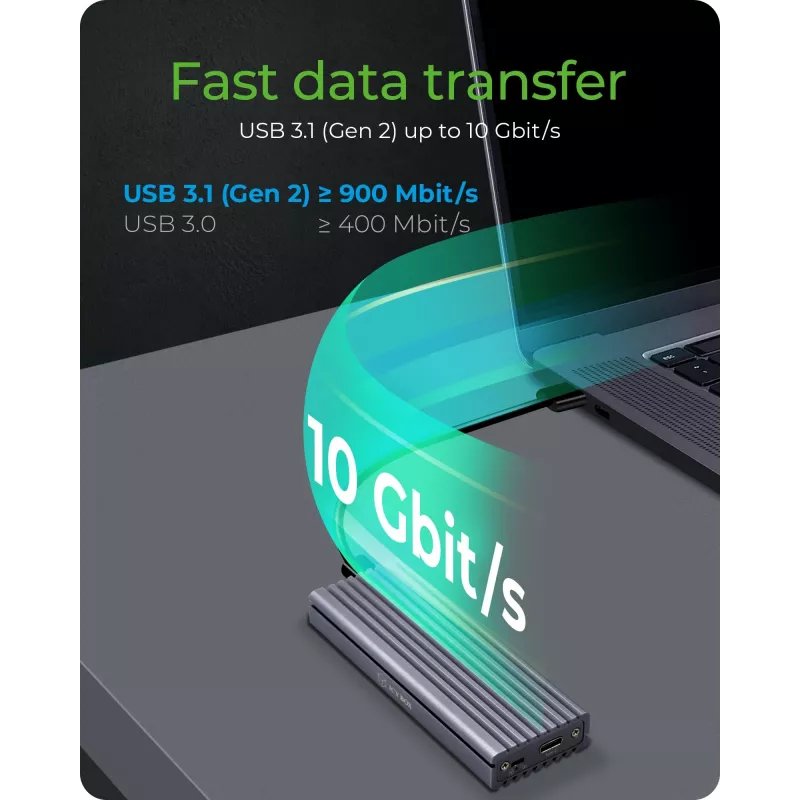 Caixa para SSD ICY BOX IB-1817M-C31 cinzenta M.2