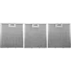 Exaustor de parede Whirlpool AKR 559/3 IX, filtro de alumínio, nível de ruído: 65 dB