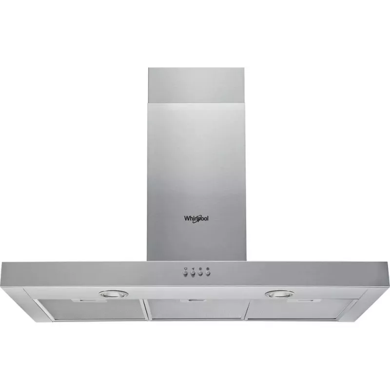 Exaustor de parede Whirlpool AKR 559/3 IX, filtro de alumínio, nível de ruído: 65 dB