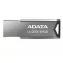 ADATA UV250 AUV250-64G-RBK pen USB 64 GB, USB 2.0, metal, prateado