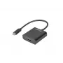Adaptador gráfico USB LANBERG AD-UC-HD-01, preto, macho/fêmea