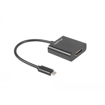 Adaptador gráfico USB LANBERG AD-UC-HD-01, preto, macho/fêmea