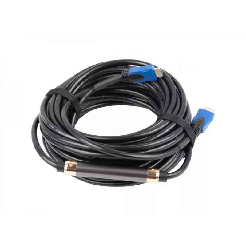 Cabo HDMI LANBERG CA-HDMI-20CU-0150-BK — 15 m, HDMI 2.0, tipo A, 18 Gbit/s, 4K@60Hz, ARC, Ethernet