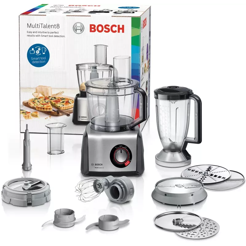 Robot de cozinha Bosch MC812M865 1250 W 3,9 L preto, aço inoxidável