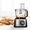 Robot de cozinha Bosch MC812M865 1250 W 3,9 L preto, aço inoxidável