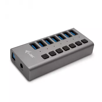 Hub de carregamento i-tec USB 3.0 7 portas + adaptador de alimentação 36 W