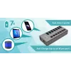Hub de carregamento i-tec USB 3.0 7 portas + adaptador de alimentação 36 W