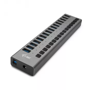 Hub de carregamento i-tec USB 3.0 16 portas + fonte de alimentação 90 W