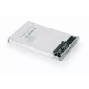 Caixa GEMBIRD USB 3.0 para disco SATA de 2,5 polegadas 9,5 mm, plástico transparente