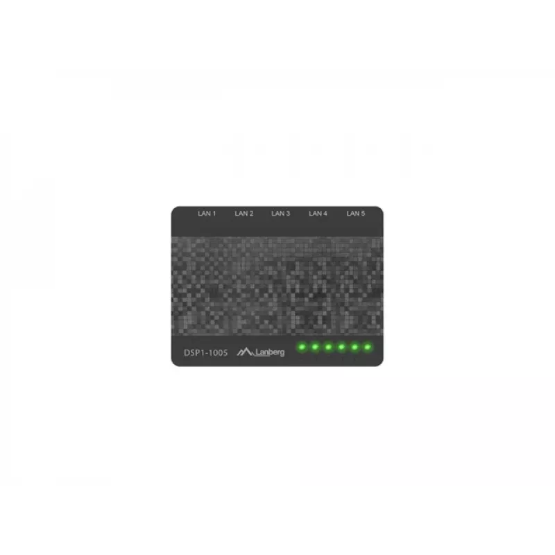 Switch LANBERG Dsp1-1005 5x 1gb/s Unmanaged Gigabit Ethernet Desktop Switch 5v