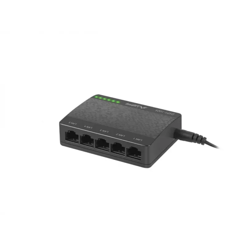 Switch LANBERG Dsp1-1005 5x 1gb/s Unmanaged Gigabit Ethernet Desktop Switch 5v
