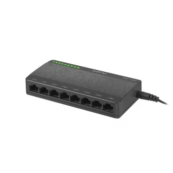 Switch LANBERG Dsp1-1008 8x 1gb/s Unmanaged Gigabit Ethernet Desktop 5v